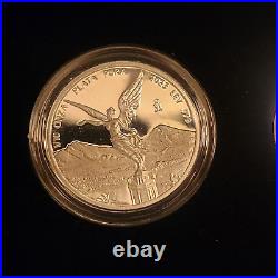 2023 Mexico 5-Coin Libertad Silver Proof Set (1.9 oz Total) Wood Box Rare 2023 Mexico 5-Coin Libertad Silver Proof Set (1.9 oz Total) Wood Box Rare