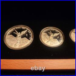 2023 Mexico 5-Coin Libertad Silver Proof Set (1.9 oz Total) Wood Box Rare 2023 Mexico 5-Coin Libertad Silver Proof Set (1.9 oz Total) Wood Box Rare