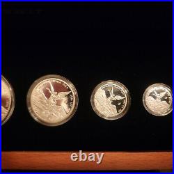 2023 Mexico 5-Coin Libertad Silver Proof Set (1.9 oz Total) Wood Box Rare 2023 Mexico 5-Coin Libertad Silver Proof Set (1.9 oz Total) Wood Box Rare