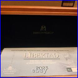 2023 Mexico 5-Coin Libertad Silver Proof Set (1.9 oz Total) Wood Box Rare 2023 Mexico 5-Coin Libertad Silver Proof Set (1.9 oz Total) Wood Box Rare