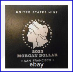 2023 Morgan Silver Dollar Proof Coin in Original US Mint Box and with COA