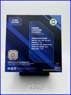 2023 Niue DC Comics Green Lantern Classic 3 Oz. 999 Silver Proof Coin Limited BU 2023 Niue DC Comics Green Lantern Classic 3 Oz. 999 Silver Proof Coin Limited BU