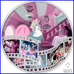2023 Niue Disney Alice in Wonderland 3oz Silver Colorized Proof Coin