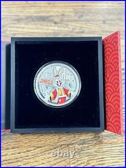 2023 Niue Looney Tunes Year of the Rabbit Bugs Bunny 1 oz. Silver Proof with Box