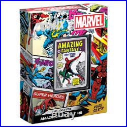 2023 Niue Marvel Amazing Fantasy #15 Comix 2 oz Silver Proof Coin 2023 Niue Marvel Amazing Fantasy #15 Comix 2 oz Silver Proof Coin