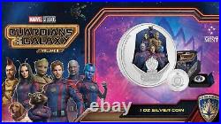 2023 Niue Marvel Guardians of the Galaxy Vol. 3 Colorized 1oz Silver Proof Coin
