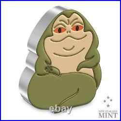 2023 Niue Star Wars Jabba the Hutt Mega Chibi 2oz Silver Proof Coin Mintage 999