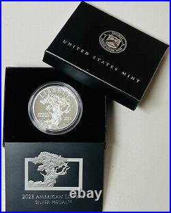 2023 P 1oz American Liberty Silver Medal Proof. 999 Box/coa