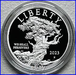 2023 P 1oz American Liberty Silver Medal Proof. 999 Box/coa