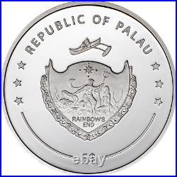2023 Palau ColorEYEzed Hazel Brown 1oz Silver Proof Coin
