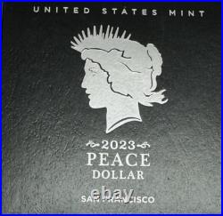 2023 Peace Silver Dollar Proof withBox & COA US Mint Limited Edition