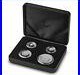 2023 Reverse Frosted Proof British Silver Britannia 4-Coin Set (Box, CoA)