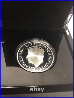2023 Royal Mint King Charles III Coronation 5 oz Silver Proof CoinOriginal Box#2