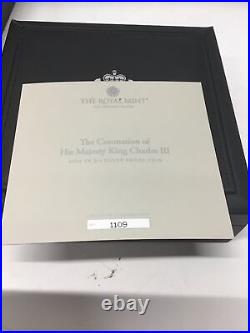 2023 Royal Mint King Charles III Coronation 5 oz Silver Proof CoinOriginal Box#2