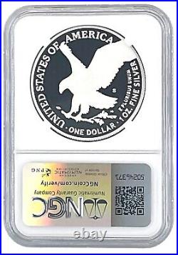 2023 S 1oz Silver Eagle Proof NGC PF70 Ultra Cameo Brown Label withWood Box