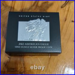 2023 S American Silver Eagle Proof Coin Ogp San Francisco Mint Box/coa