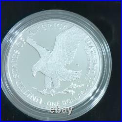 2023 S American Silver Eagle Proof Coin Ogp San Francisco Mint Box/coa