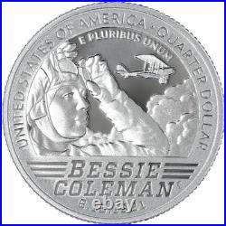 2023 S American Women Quarter 99.9% Silver Proof Set No Box or COA 5 Coins