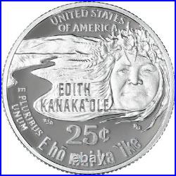 2023 S American Women Quarter 99.9% Silver Proof Set No Box or COA 5 Coins