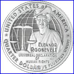 2023 S American Women Quarter 99.9% Silver Proof Set No Box or COA 5 Coins