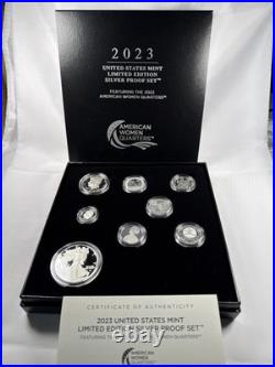 2023 S Limited Edition Silver Proof Set With Original Box & COA. #C574