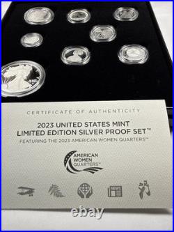 2023 S Limited Edition Silver Proof Set With Original Box & COA. #C574