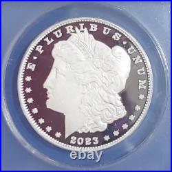 2023-S Morgan Proof Silver Dollar ANACS PF70 Deep Cameo Box and COA Included