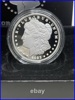 2023-S Morgan Silver Dollar Proof. U. S. Mint Box & COA. San Francisco Mint