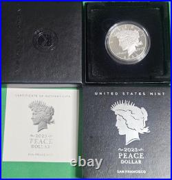 2023-S Peace 99.9% Silver Proof Dollar with Box & COA plus Free Shipping