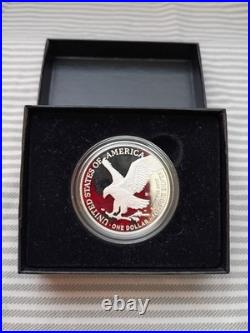 2023-S Proof $1 American Silver Eagle Box, OGP & COA