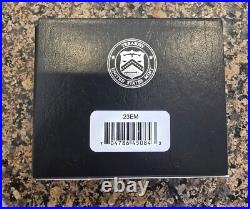 2023-S Proof $1 American Silver Eagle Box, OGP & COA Rainbow Toned