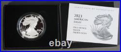 2023-S Proof American Eagle Silver $1 Dollar Box & COA
