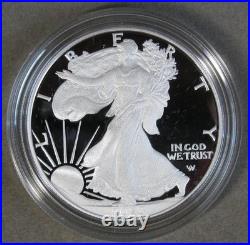 2023-S Proof American Eagle Silver $1 Dollar Box & COA