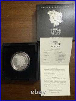 2023-S Proof Silver Peace Dollar (Box & COA)