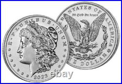 2023-S Reverse Proof $1 Morgan Peace Silver Dollar 2pc Set Box OGP Certificate%