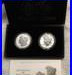 2023-S Reverse Proof $1 Morgan and Peace Silver Dollar 2pc Set, Box, OGP, CAMEO