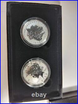 2023 S Reverse Proof Peace & Morgan Silver Dollar 2 Coin Set With Box & COA 2023 S Reverse Proof Peace & Morgan Silver Dollar 2 Coin Set With Box & COA