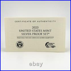 2023-S Silver Proof Set 10-Coin Box Error + Correction + Mint Apology Letter