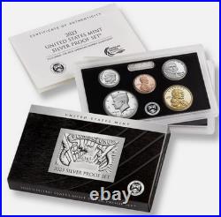 2023 S Silver Proof Set With Original Box & COA. 999 Silver