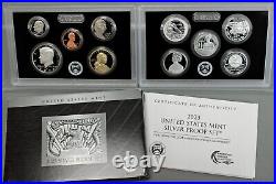 2023 S US Mint ANNUAL 10 Coin SILVER Proof Set with Box and COA