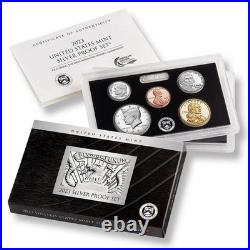 2023 S US Mint Silver Proof 10 Coin Set with Quarters, Box & COA Free Ship