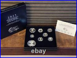 2023-S United States Mint Limited Edition Silver Proof Set with box and COA