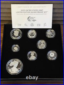 2023-S United States Mint Limited Edition Silver Proof Set with box and COA