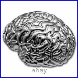 2023 Samoa The Brain 2oz Silver Proof-like 3D Shaped Coin