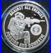 2023 Silver Shield. AGAINST ALL ENEMIES 1oz. 999 Silver Proof Coa N Box Rare