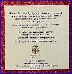 2023 St. Helena Una & The Lion Proof 1 oz Silver Coin New In Box With COA 2023 St. Helena Una & The Lion Proof 1 oz Silver Coin New In Box With COA