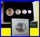 2023 T-1 SILVER Eagle 4 coins Set Fractional colored Reverse Proof box COA Fiji