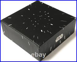 2023 UK 50P Darth Vader Emperor Palpatine Colorized 8g. 925 Silver Proof Box COA