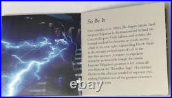 2023 UK 50P Darth Vader Emperor Palpatine Colorized 8g. 925 Silver Proof Box COA