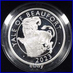 2023 Yale Of Beaufort Great Britain 2 Pounds 1 Oz. Silver Proof Original Box